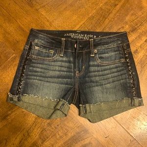 American Eagle Jean Shorts - Stretch, Size 0